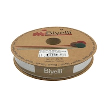 Biye Simli Katlı Kg Gümüş 2 Cm 25 Metre %50 Simli % 50 Polyester