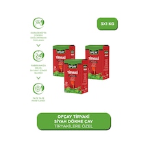 Ofçay Tiryakisine Siyah Dökme Çay 3 x 1 KG