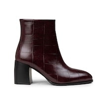Deery Kadın Bordo Fermuarlı Bot - K0945zbrdc01 Bordo