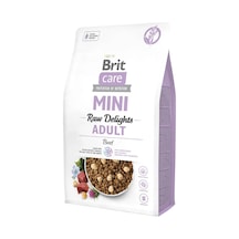 Brit Care Hipoalerjenik Raw Delights Biftekli Mini Irk Yetişkin Köpek Maması 2kg