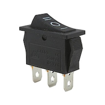 Ayt Ic-117 Dar Işıksız On Off On Yaylı Anahtar Aç Kapa Buton Düğme 30,2x11 Mm