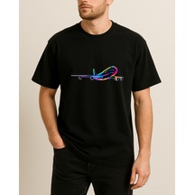 Mechanic Tools Baskılı Tasarımlı T-shirt Siyah