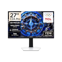 TCL 27C2A Pro Gaming Monitörü 27" 1ms 160hz Uhd 4k Qd-mini Led Oyuncu Monitörü 2304 Bölge, Xdr