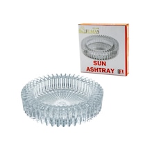 Güneş Yuvarlak Cam Küllük Çap: 14.5cm - Y: 3.2cm