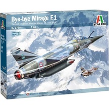 Italeri 2790s 1/48 Ölçek, Bye Bye Mirage F1 Savaş Uçağı, Plastik Model Kiti-50530
