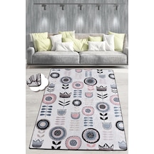 Inside Djt 100X300 Cm Dekoratif Yıkanabilir Kaymaz Taban Halı