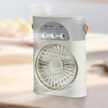 Masaüstü Klima Taşınabilir Fan Çift Sprey Ultrasonik Atomizasyon 3-speed Gece Lambası Fan
