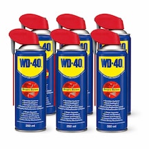 Wd-40 Çok Amaçlı Genel Koruyucu Yağlayıcı Pas Sökücü Sprey 350 Ml Kobra Başlık 6 Adet 6  Adet