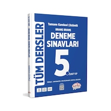 Editör 5. Sınıf Tüm Dersler Branş Branş Tamamı Çözümlü Deneme Sın