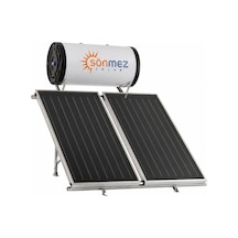 Solar 150l Emayeli Prizmatik Çift Bakır Kollektörlü Güneş Enerjili Su Isıtma Sistemi Kapalı Devre Basınçlı