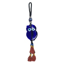 Baykuş Şekilli Nazarlık 50 Cm Duvar Süsü