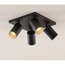 Mylights  Kare Led Avize Hareketli Başlik  Gün Işiği Led Ampullü