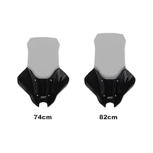 GP Kompozit Yamaha NMAX 125 / 155 2025 Uyumlu Elcikli Tur Camı Füme 82 cm