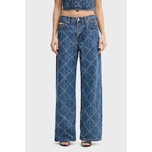 Calvin Klein Bayan Kot Pantolon Lv047d709g Yy2 Mavi Mavi