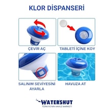 Watershut Büyük Boy Klor Dispanseri Yüzer Tip Dozaj Ayarlı