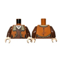 Minifigür Parçaları: Torso, Vücut, Gövde: 973pb4365c01