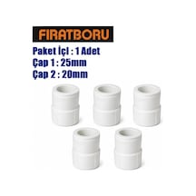 Fırat 25 20mm Manşonlu Redüksiyon, 25 20 Manşonlu Redüksiyon, 5 Adet, 7b23025020