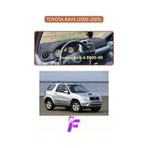 Toyota Rav4 2000-2005 Uyumlu Torpido Örtüsü Yansıma Önleyici Tam Koruma Hızlı Montaj K58