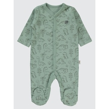 Civil Baby Erkek Bebek Patikli Tulum 1-6 Ay Soft Haki Soft Haki