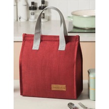 Perstika Bags Dantel Çıkartmalı Kırmızı Öğle Yemeği Termo Çantası 167986043 Kırmızı