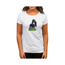 She Hulk Digital Beyaz Kadın Tişört Beyaz