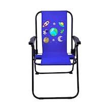 Exent Galaxy Uzay Yolu 2-6 Yaş Lüx Çocuk Piknik Sandalyesi-mini Kamp Sandalyesi-mavi