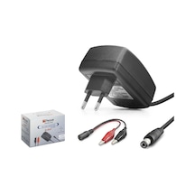Peace B5057 Akü Şarj Adaptörü 12v 2.5a 30w Krokodil Uç Siyah