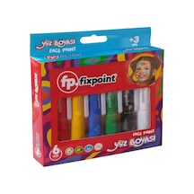 Yüz Boyası 6 Renk 1 Paket Face Paint Çevirmeli Yüz Boyası Canlı Renkler Sağlığa Zararsız Çok Renkli