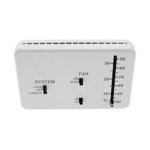 Karavan Termostat Kontrol Cihazı - Dometic 3106995 .032 Yedek Parça, Beyaz Abs Malzeme, 40-90 F Ayarlanabilir