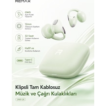 Remax OWS-26 Bluetooth 6.0 Kulak Klipsi Kulak İçi Kulaklık