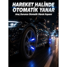 Hareketle Yanan Led Sibop Işığı 4'lü Araç Lastik Lambası - Lisinya