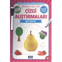 Çizgi Alıştırmaları - Meyveler - Ülkü Unsu - Parıltı Yayınları