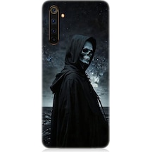 Realme 6 Pro Uyumlu Karanlık Figür Desenli Silikon Kılıf