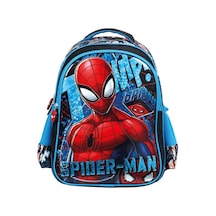 Erkek Çocuk Spider-man Spiderman Salto Sta Tekerlekli Ilkokul Çantası 5254 Kırmızı - Siyah