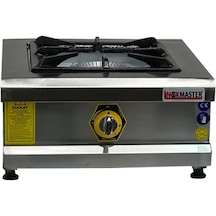 İnoxmaster Tekli Set Üstü Endüstriyel Ocak Ce Belgeli Lpgli Tüplü