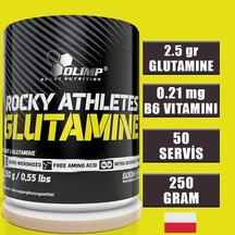 Olimp Rocky Athletes Glutamine 250 Gram Aromasız 50 Servis