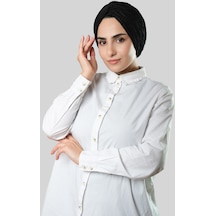 Siyah Çapraz Büzgülü Piliseli Tesettür Bone Fukuro Kendinden Desenli 2316 01 Siyah