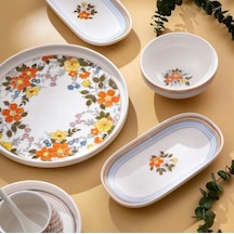 Emsan Teraryum Multicolor 32 Parça 6 Kişilik Kahvaltı Takımı Beyaz