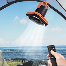 Jzcat- Fanlar, Usb Şarjlı Led Işıklı Kamp Fanı - Taşınabilir