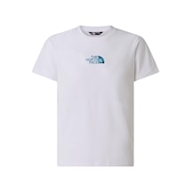 The North Face B Lıquıd Logo Reg Ss Tee Genç Tişört Nf0a8g1wfn41 Beyaz