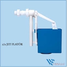 visam Jet Flatör 3/8 &1/2 Plastik Çıkışlı Jet Flatör 1'2 Çikişli Mavi