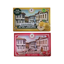 Lefke Osmaneli Ayva Ve Nar Lokumu 400 Gr. X 2