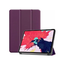 Apple Uyumlu iPad Pro 12.9 Smart Cover Standlı Uyku Modlu Katlanır Kapaklı Kılıf