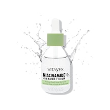 Niacinakarın Bölgesi%10 Ve Hyalüronik Asit Cilt Gözenek Sıkılaştırıcı Cilt Bariyeri Güçlendirici Serum, 30 M
