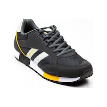 Lescon Boston 5 Erkek Hafif Bağcıklı Spor Ayakkabı Füme Sarı Füme Sarı