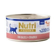 Nutri Feline Ton Lı Ve Somonlu Tahılsız Kedi Konservesi 70 Gr