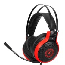 Xtrike Me GH-908 Oyuncu Kulaklığı Kulak Üstü Mikrofonlu Led Işıklı Tasarım - ZORE-219215 Siyah
