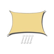 Springsun "uv Koruyucu Bahçe Gölgelik Perdesi - Oxford Kumaş, 3x2m, 4 Köşeli, Kolay Kurulum" Haki