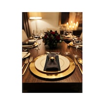 6'lı Set Gold Paslanmaz Çelik Supla Takımı 33 Cm Paslanmaz Solmaz Amerikan Servis Altın - 894334168 Altın