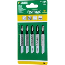 Tomax Normal Kesim Metal Dekupaj Ağzı T118a - 5'li Paket